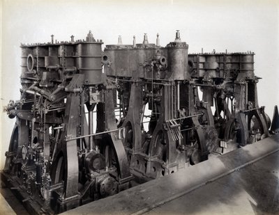 Yard No. 647, Baikal. Main Engines for the Ice-Breaking Train Ferry Steamer Baikal by English Photographer